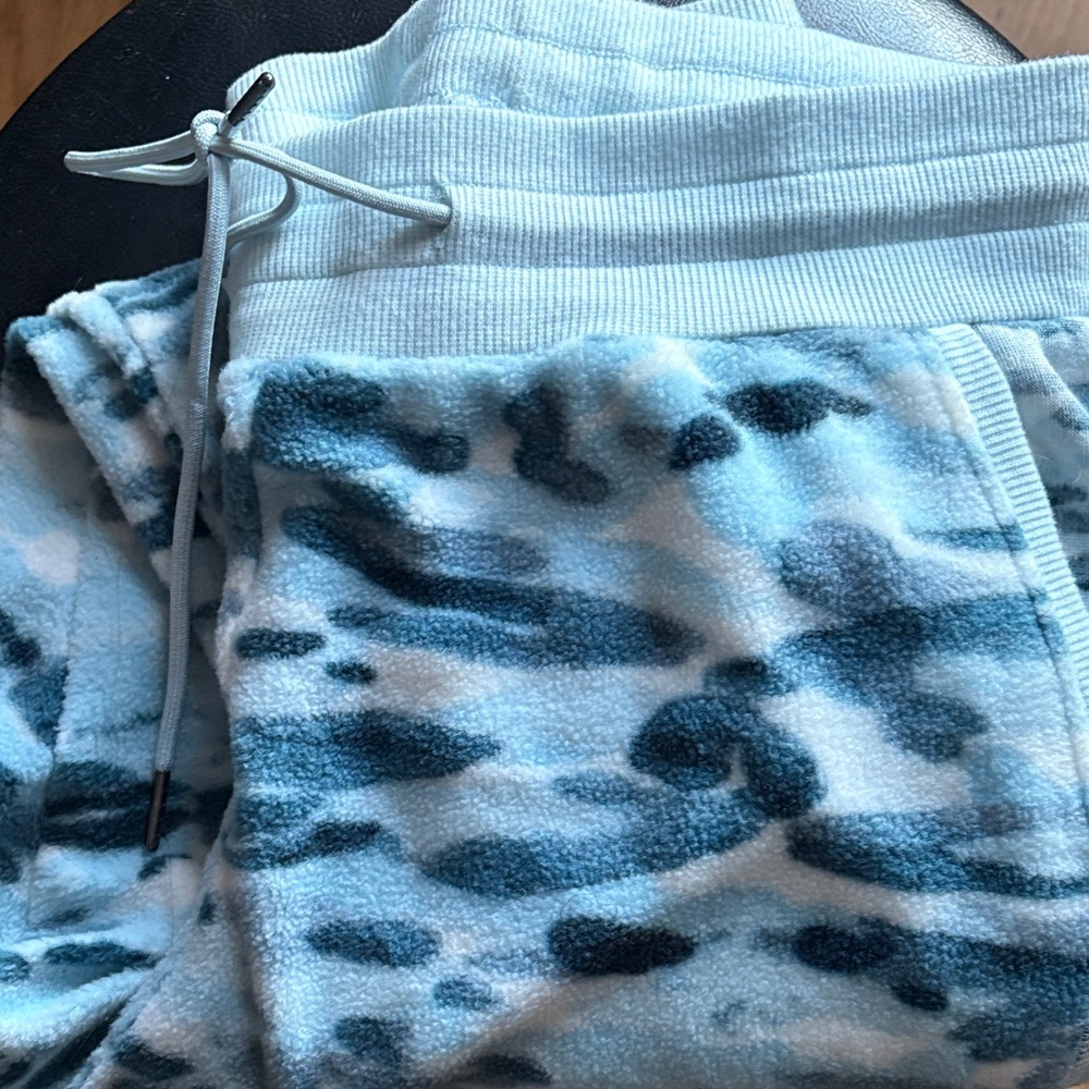 Blue Patterned Women's Joggers